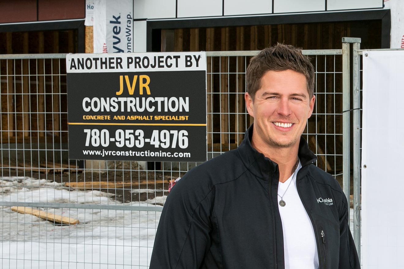 JVR construction owner Chris Malhomme