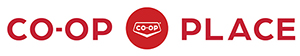 Co-op Place logo in red