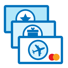 Graphic portraying Servus Circle rewards with Mastercard